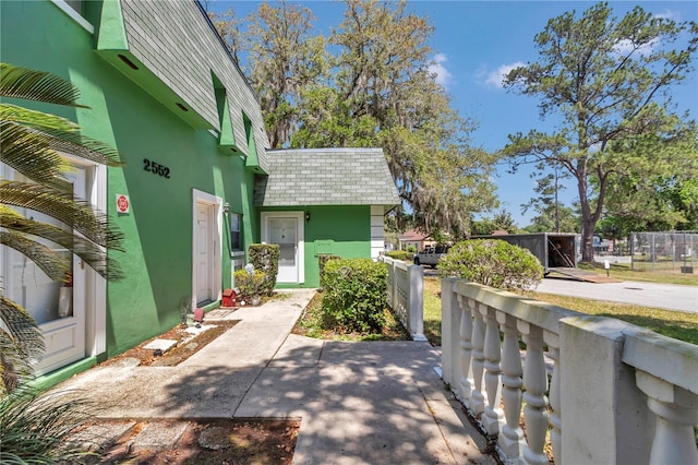 view of patio / terrace with fence