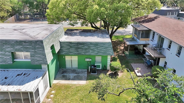 drone / aerial view