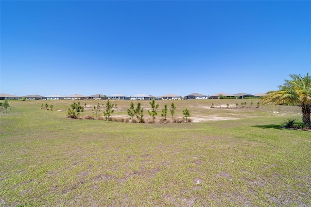 view of yard with a residential view