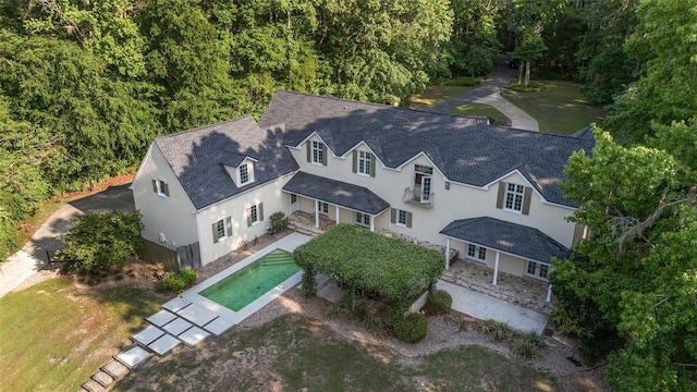 1251 SW 43rd Pl, Ocala, FL 34471 - view from above of property featuring a forest