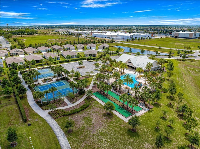 5220 Sunshine Dr, Wildwood, FL 34785 - drone / aerial view with a water view