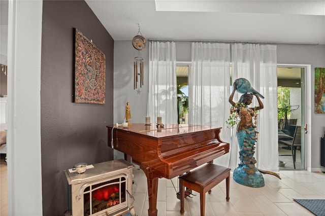 view of living area