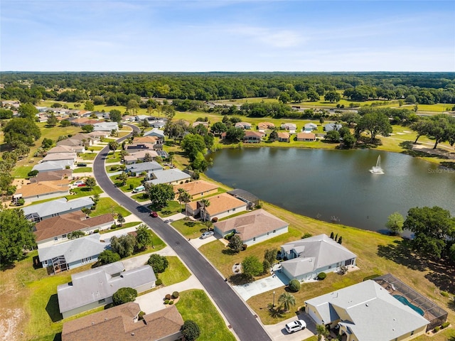 15426 SW 14th Avenue Rd, Ocala, FL 34473 - bird's eye view featuring a water view and a residential view