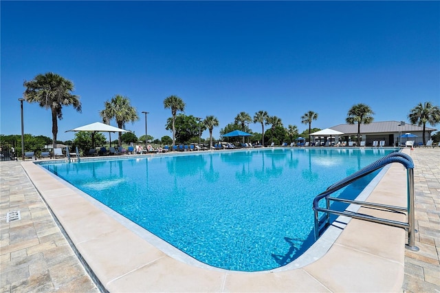 community pool featuring a patio