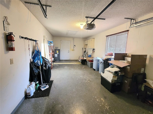 5606 SW 107th St, Ocala, FL 34476 - garage featuring water heater and a garage door opener