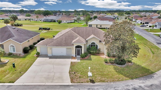 birds eye view of property featuring a residential view