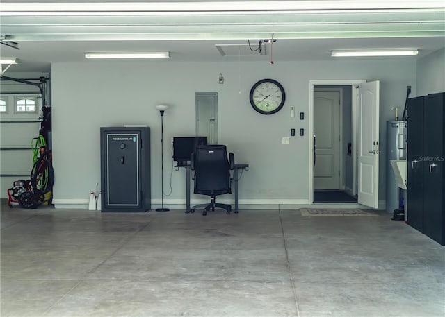 7407 SW 202nd Ct, Dunnellon, FL 34431 - garage with baseboards and electric panel