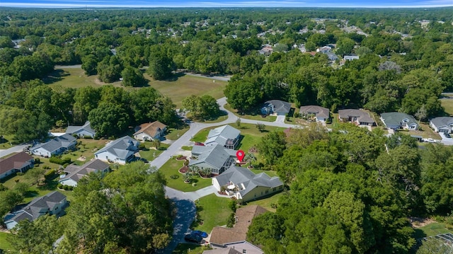 7692 SW 117th Street Rd, Ocala, FL 34476 - aerial view with a wooded view and a residential view