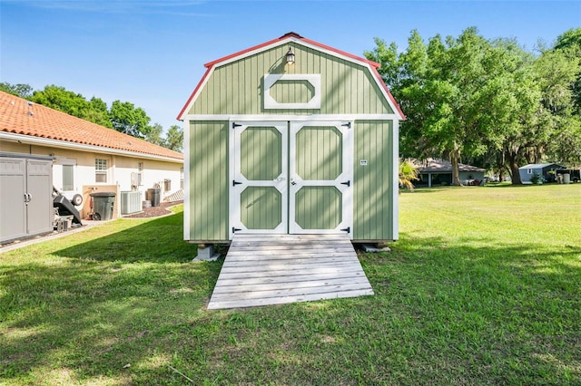 4277 E Bennett St, Inverness, FL 34453 - view of shed featuring cooling unit