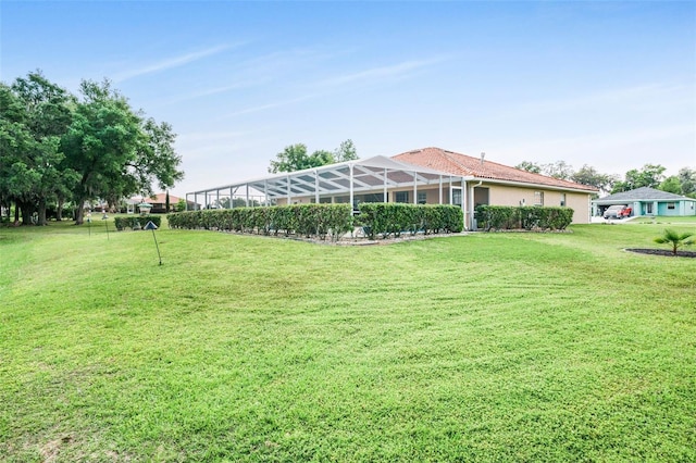 4277 E Bennett St, Inverness, FL 34453 - view of yard featuring a lanai
