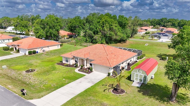 4277 E Bennett St, Inverness, FL 34453 - aerial view with a residential view