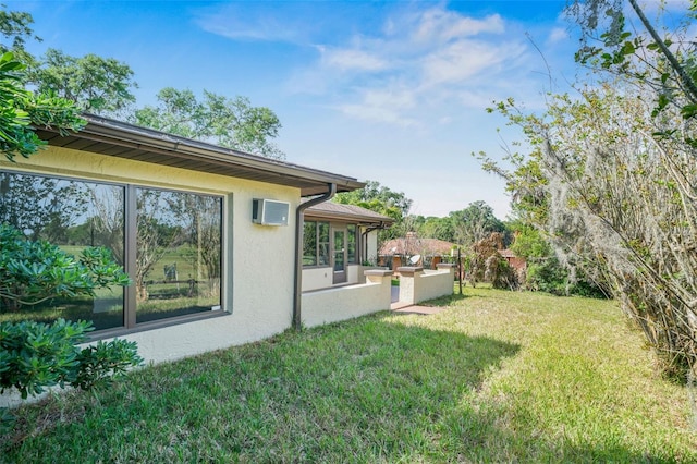 4401 E Windmill Dr, Inverness, FL 34453 - view of yard with a wall mounted AC