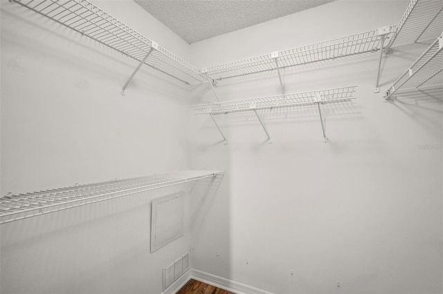 4401 E Windmill Dr, Inverness, FL 34453 - spacious closet with wood finished floors and visible vents