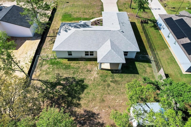 drone / aerial view
