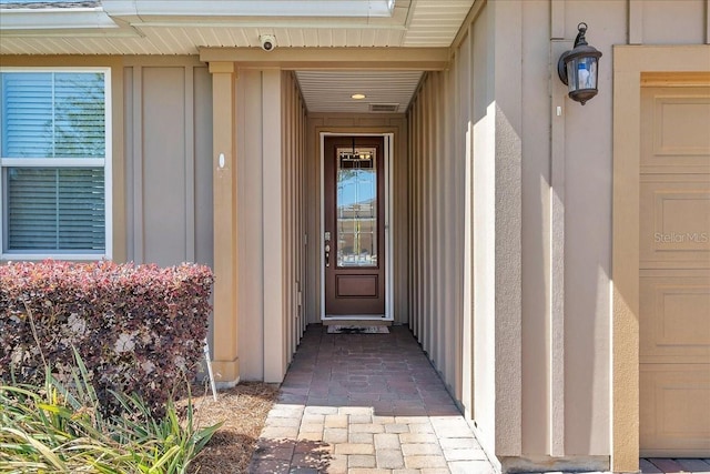 3918 NW 46th Ter, Ocala, FL 34482 - entrance to property featuring board and batten siding