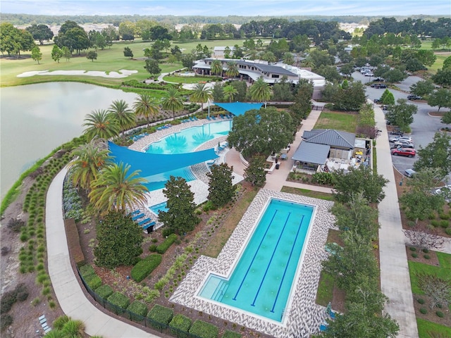 3918 NW 46th Ter, Ocala, FL 34482 - aerial view featuring golf course view and a water view