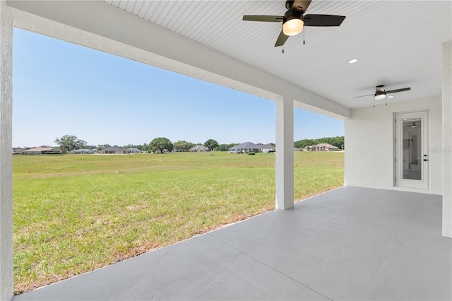 1784 NW 85th Loop, Ocala, FL 34475 - view of patio / terrace featuring ceiling fan