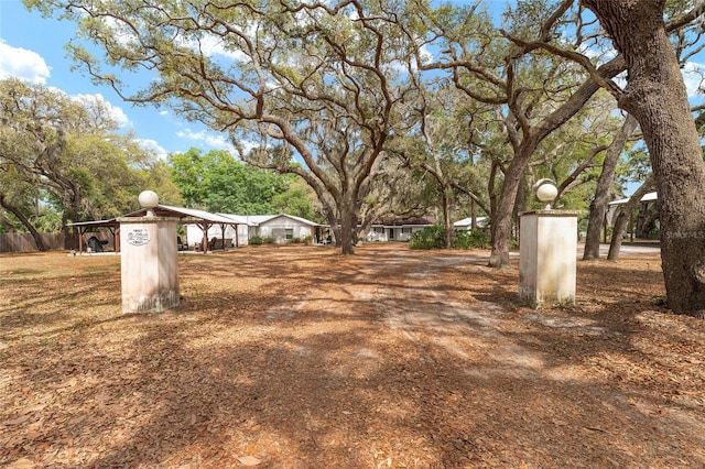 view of yard