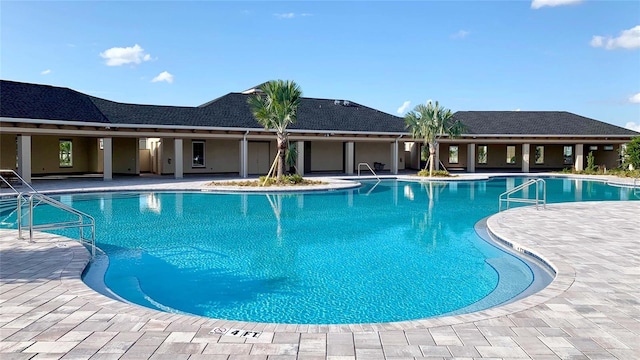 pool featuring a patio