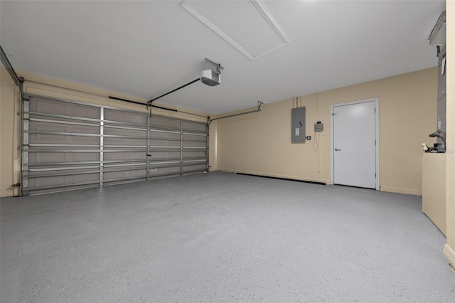 2312 SW 140th Ct, Ocala, FL 34481 - garage with a garage door opener and electric panel