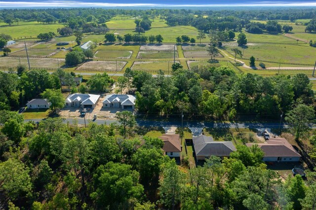 2312 SW 140th Ct, Ocala, FL 34481 - aerial view of property and surrounding area featuring rural landscape and a tree filled landscape