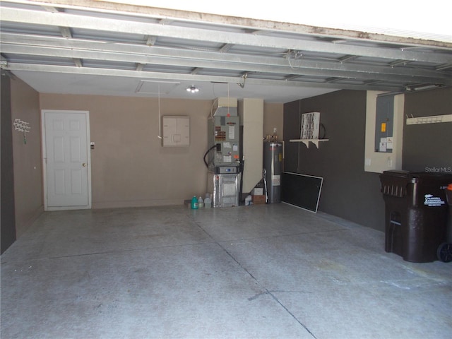 11653 SW 72nd Cir, Ocala, FL 34476 - garage with electric water heater and heating unit