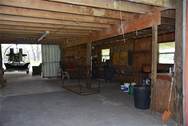 view of horse barn
