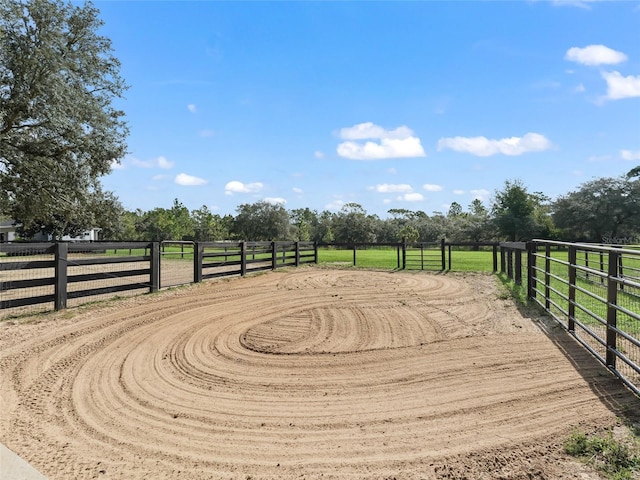 4658 W Hacienda Dr, Beverly Hills, FL 34465 - exterior space featuring a rural view and an enclosed area