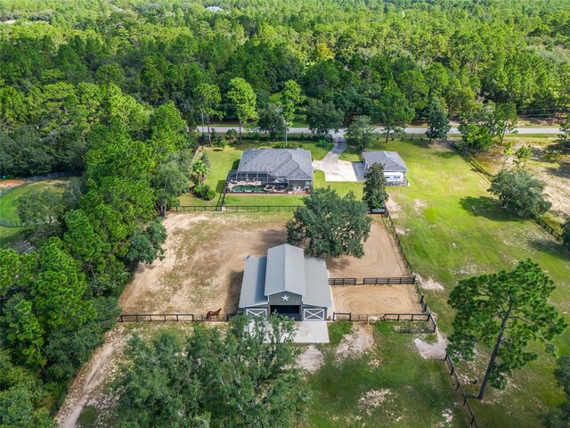 4658 W Hacienda Dr, Beverly Hills, FL 34465 - bird's eye view featuring a view of trees