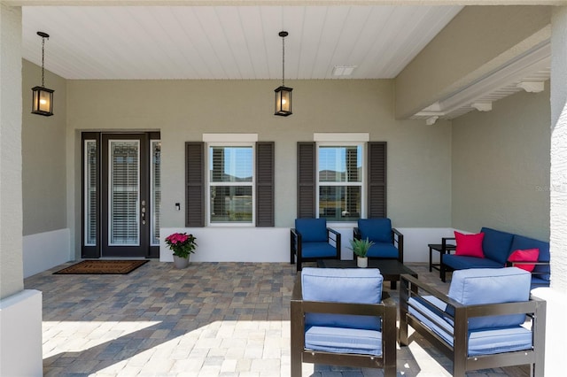 9764 SW 81st Ln, Ocala, FL 34481 - view of patio with an outdoor hangout area