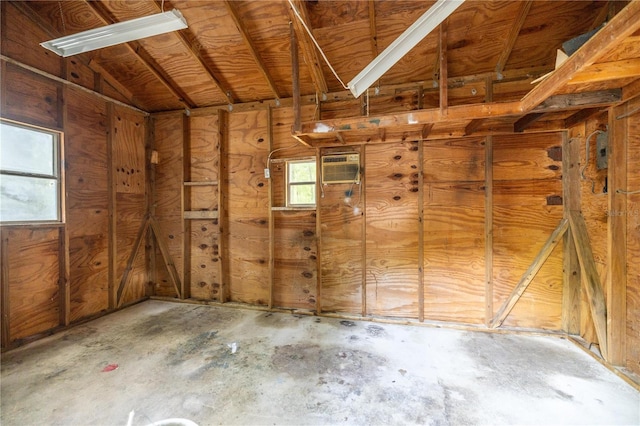 storage with an AC wall unit