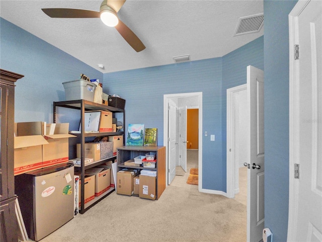 5198 NE 19th Pl, Ocala, FL 34470 - storage room featuring a ceiling fan and visible vents