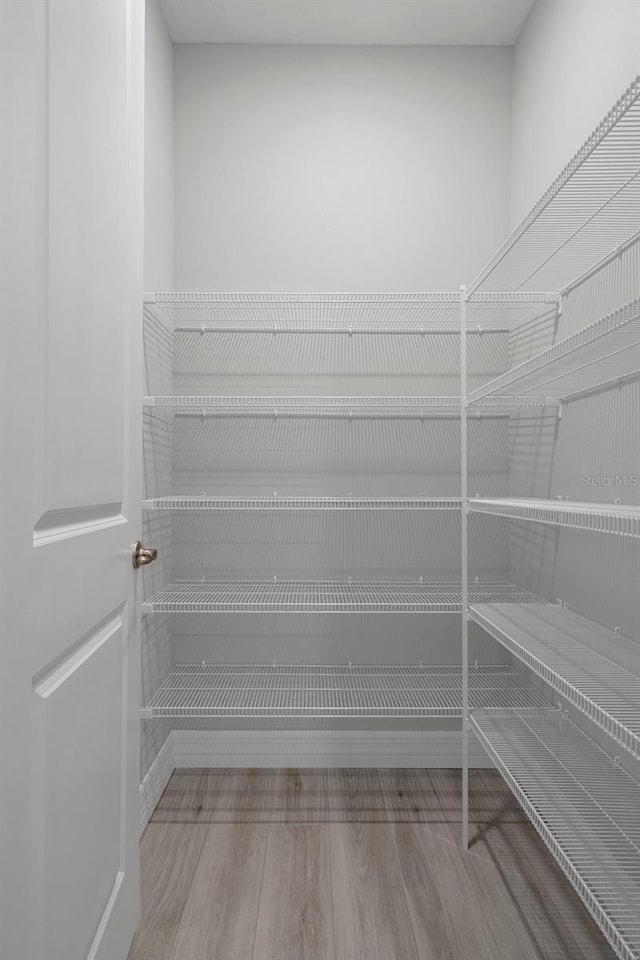 view of storage area