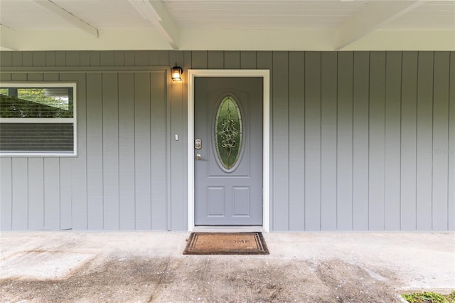 view of entrance to property