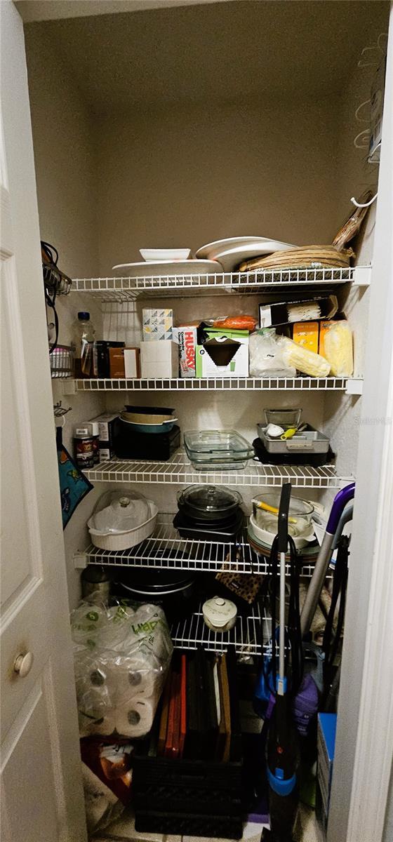 view of pantry