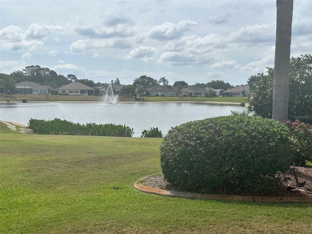 view of water feature