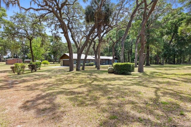 view of yard