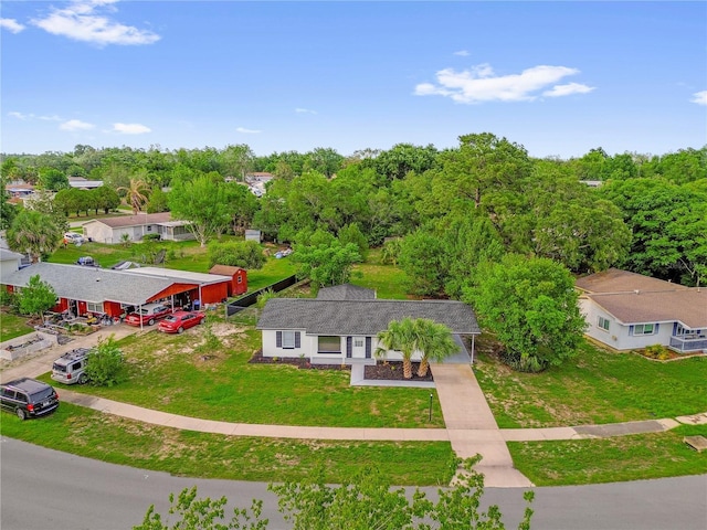 3807 SW 143rd Lane Rd, Ocala, FL 34473 - aerial perspective of suburban area