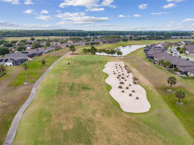 6816 SW 95th Cir, Ocala, FL 34481 - bird's eye view featuring golf course view, a residential view, and a water view