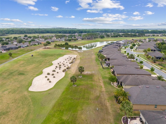 6816 SW 95th Cir, Ocala, FL 34481 - drone / aerial view with a residential view, golf course view, and a water view