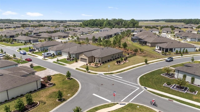 bird's eye view featuring a residential view