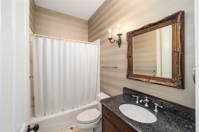 950 SW 43rd Pl, Ocala, FL 34471 - full bath featuring toilet, shower / tub combo, and vanity
