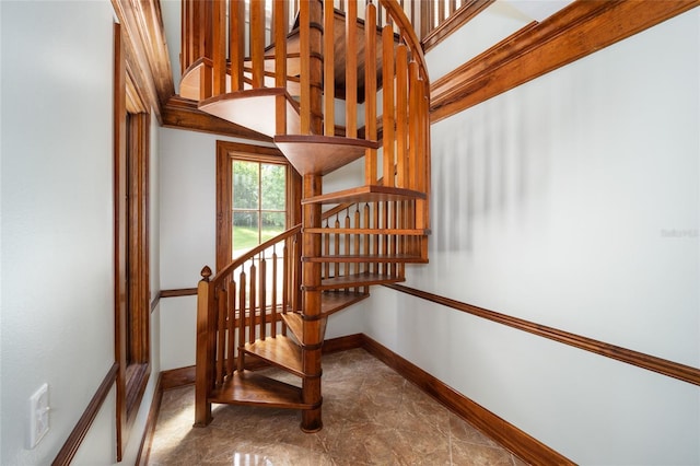 950 SW 43rd Pl, Ocala, FL 34471 - staircase with baseboards