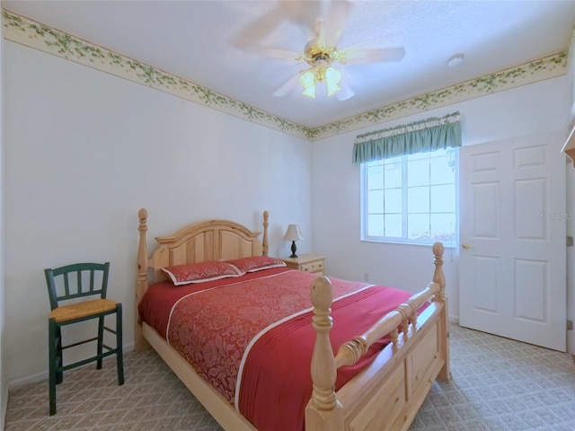 2323 NW 55th Avenue Rd, Ocala, FL 34482 - bedroom featuring light colored carpet and a ceiling fan