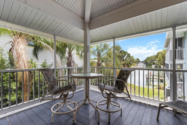 255 NW Bay Path Dr, Crystal River, FL 34428 - view of unfurnished sunroom