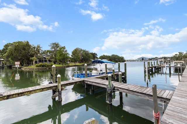 255 NW Bay Path Dr, Crystal River, FL 34428 - view of dock with a water view