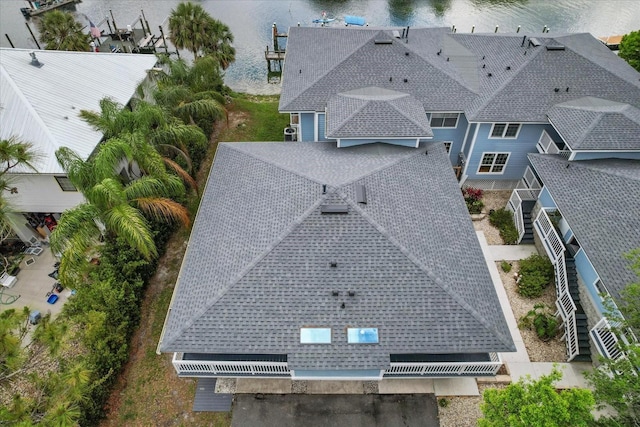 255 NW Bay Path Dr, Crystal River, FL 34428 - bird's eye view with a water view