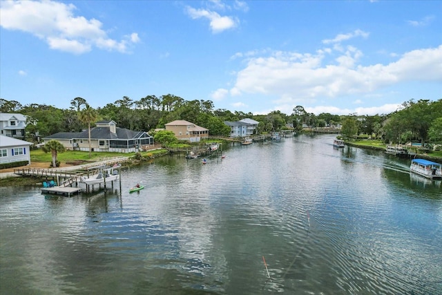 255 NW Bay Path Dr, Crystal River, FL 34428 - property view of water with a boat dock