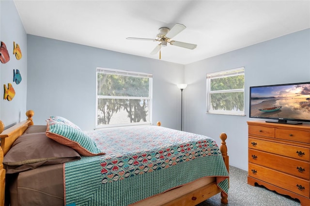 4237 Chambers St, Lake Wales, FL 33898 - carpeted bedroom with a ceiling fan