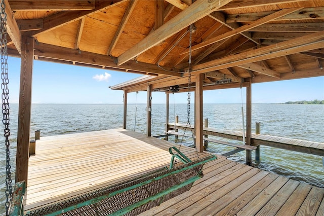 4237 Chambers St, Lake Wales, FL 33898 - dock area with boat lift and a water view